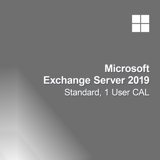 Microsoft Exchange Server 2019 Standard, 1 CAL utilisateur