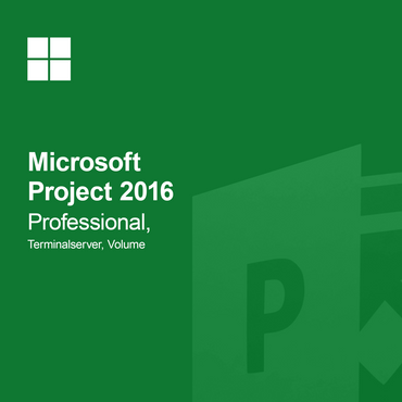 Microsoft Project 2016 Professionnel, Terminalserver, Volume