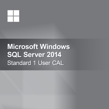 Microsoft SQL Server 2014 Standard 1 utilisateur CAL