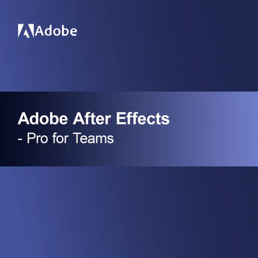Adobe After Effects - Pro pour les équipes