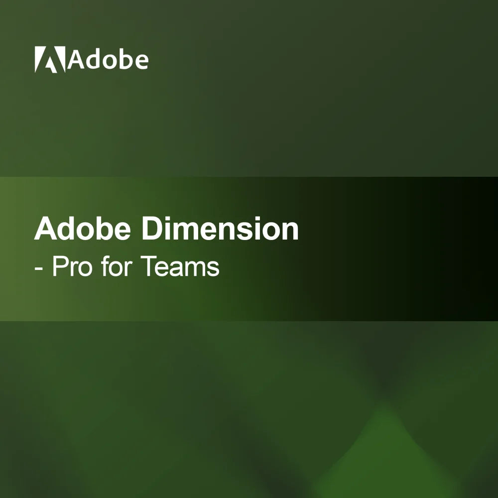 Adobe Dimension - Pro pour les équipes