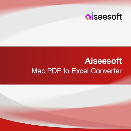 Aiseesoft Mac PDF en Excel Convertisseur