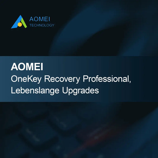 AOMEI OneKey Recovery Professional, mises à jour à vie