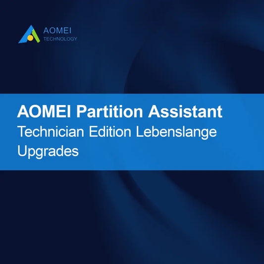 AOMEI Partition Assistant Édition Technicien Mises à jour à vie