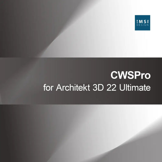 CWSPro pour Architekt 3D 22 Ultimate