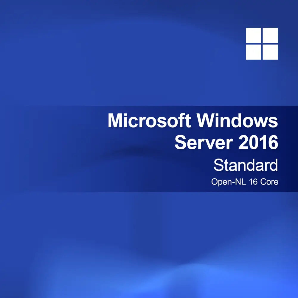 Microsoft Windows Server 2016 Standard Open-NL 16 cœurs