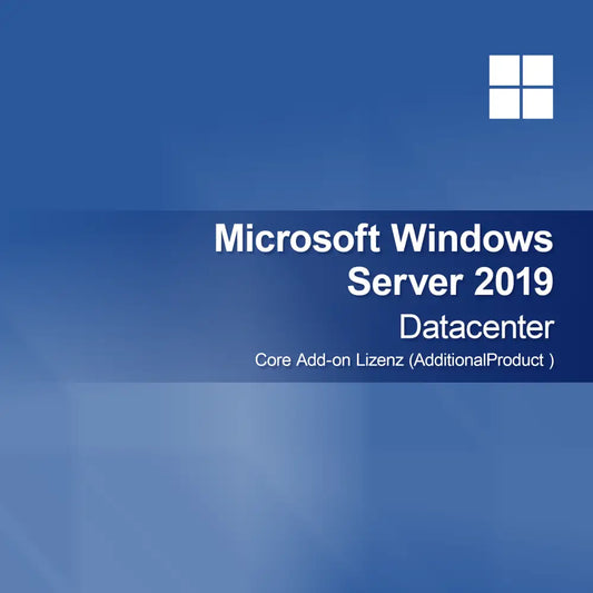 Licence complémentaire Microsoft Windows Server 2019 Datacenter - Core (AdditionalProduct)