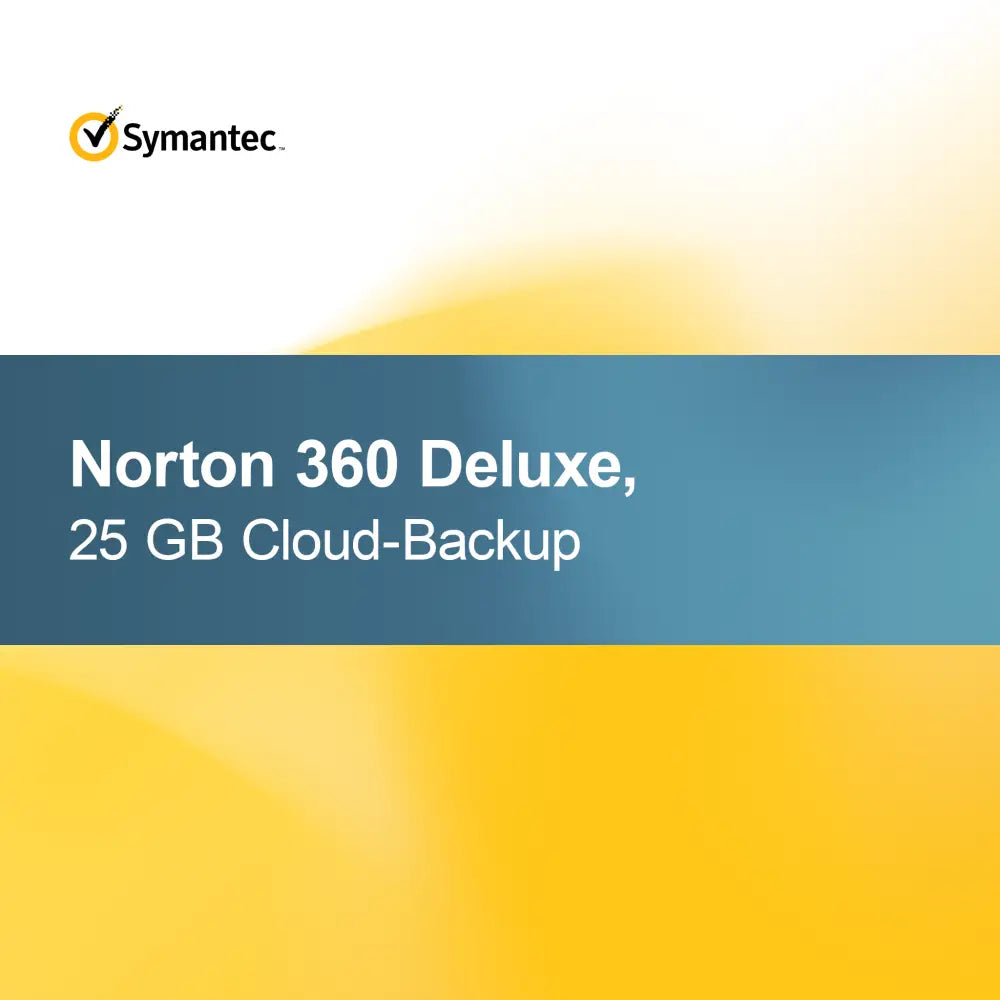 Norton 360 Deluxe, sauvegarde cloud de 25 Go