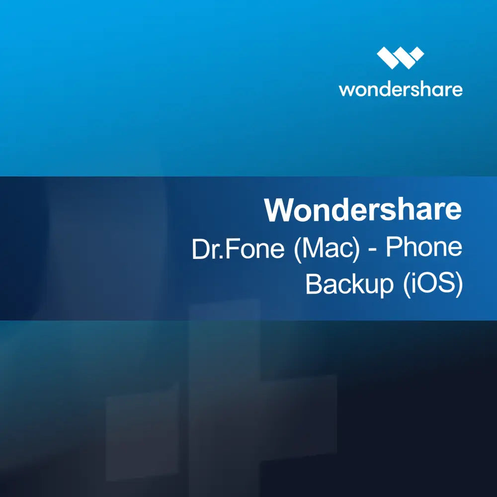 Wondershare Dr.Fone (Mac) - Sauvegarde Téléphonique (iOS)