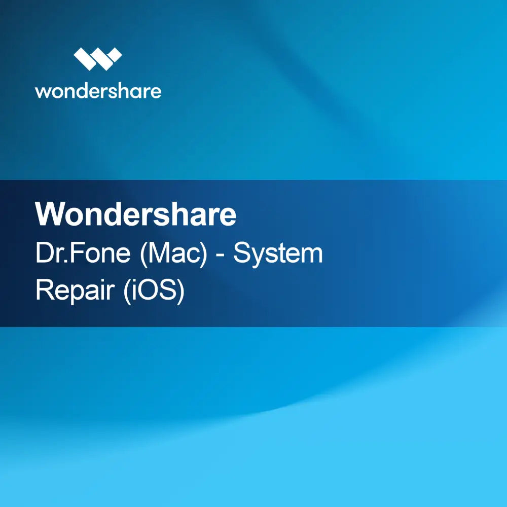 Wondershare Dr.Fone (Mac) - Réparation du système (iOS)