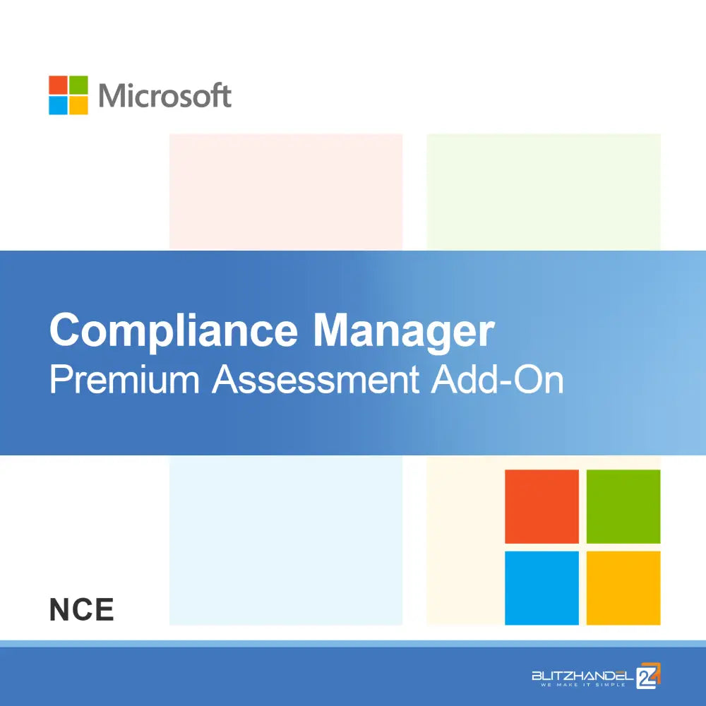 Module complémentaire d'évaluation Premium Compliance Manager (NCE)