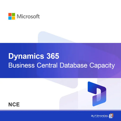 Capacité de la base de données Dynamics 365 Business Central (NCE)