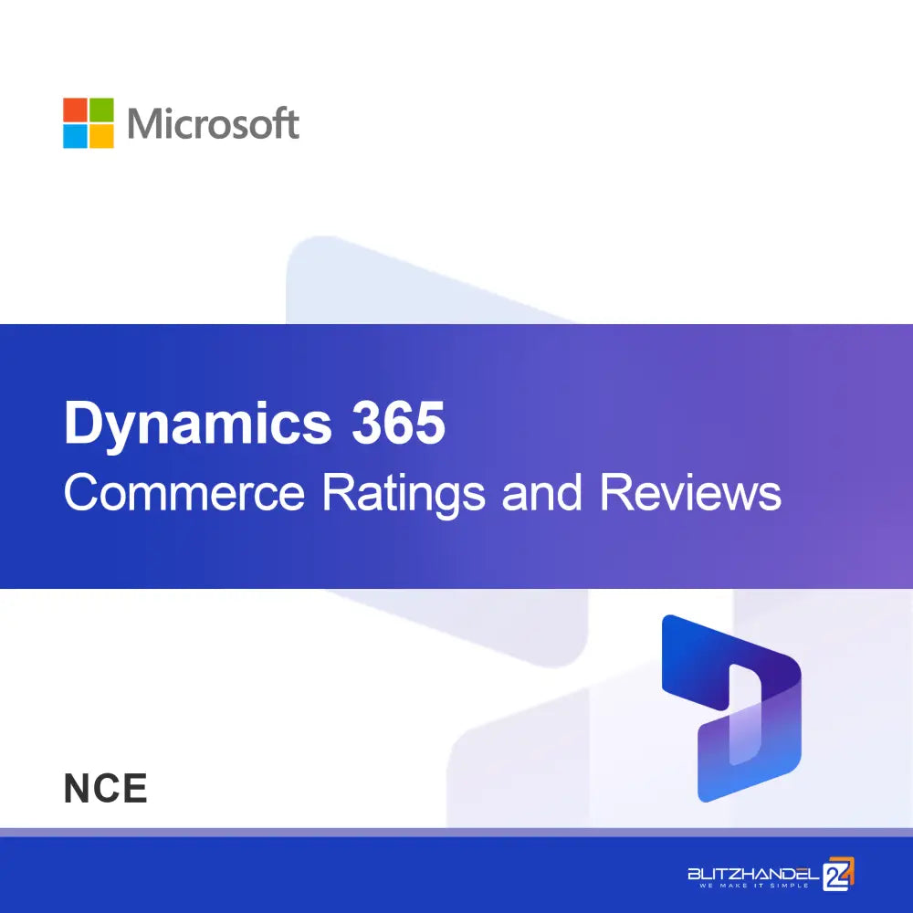 Évaluations et avis Dynamics 365 Commerce (NCE)