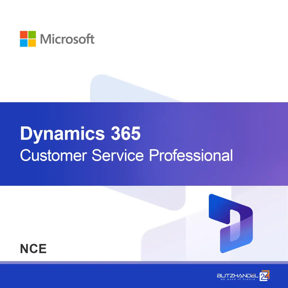 Dynamics 365 Service Client Professionnel (NCE)