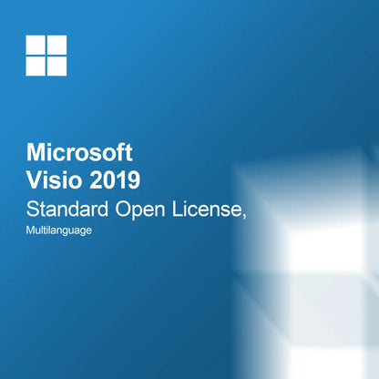 Microsoft Visio 2019 Standard, Licence Ouverte, Multilingue