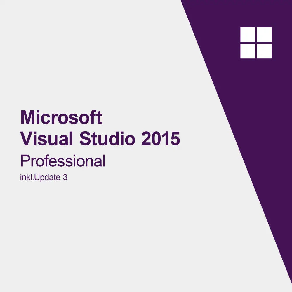 Microsoft Visual Studio 2015 Professional incl. Mise à jour 3