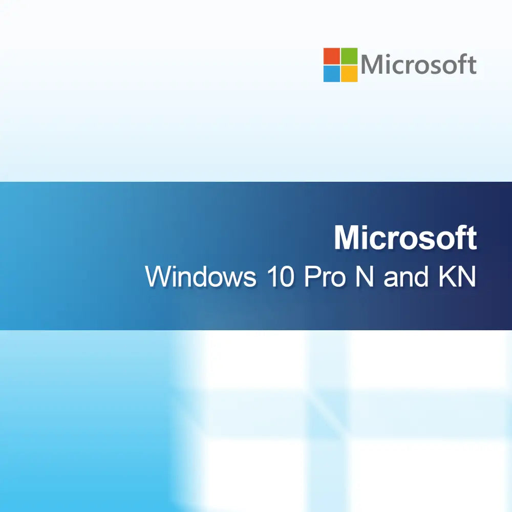 Microsoft Windows 10 Pro N et KN