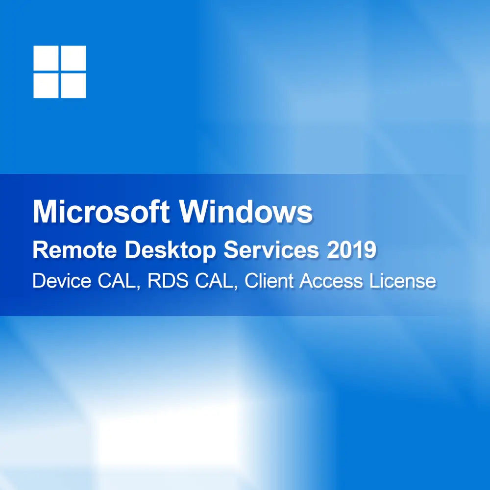 Microsoft Windows Remote Desktop Services 2019, licence d'accès client pour appareil, licence d'accès client RDS