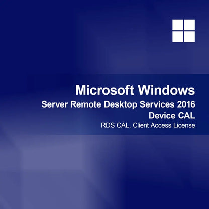 Licence d'accès client (CAL) pour appareil Microsoft Windows Server Remote Desktop Services 2016, CAL RDS
