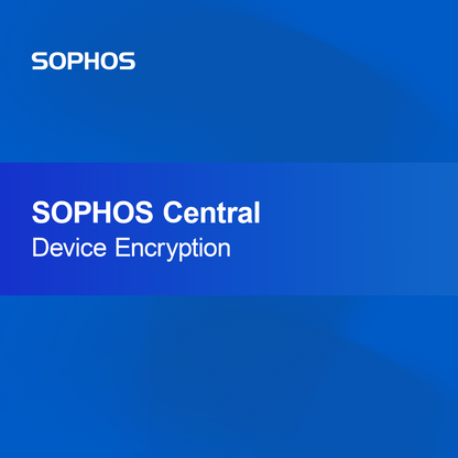 Chiffrement des appareils SOPHOS Central