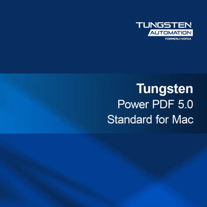 Tungsten Power PDF 5.0 Standard pour Mac