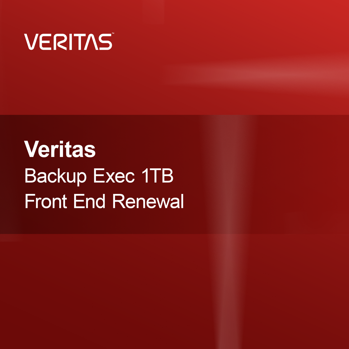 Renouvellement de l'interface frontale Veritas Backup Exec 1TB